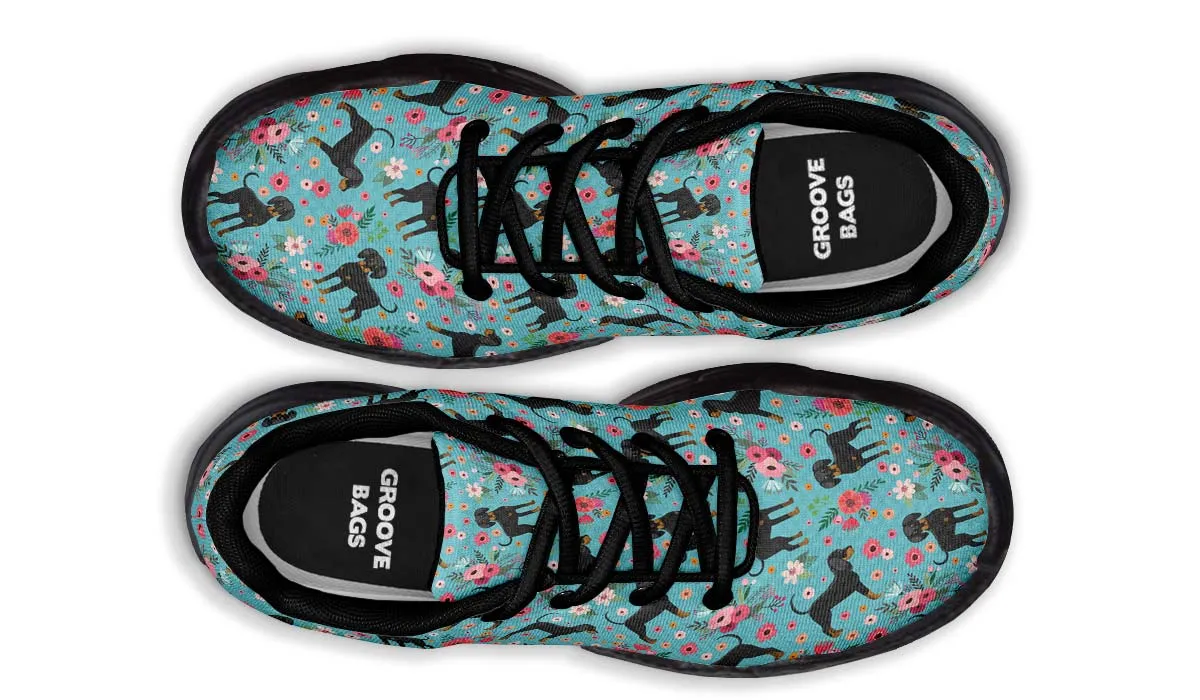 Coon Hound Flower Chunky Sneakers