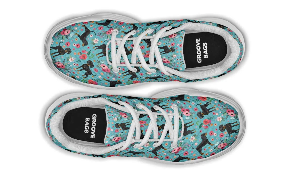 Coon Hound Flower Chunky Sneakers