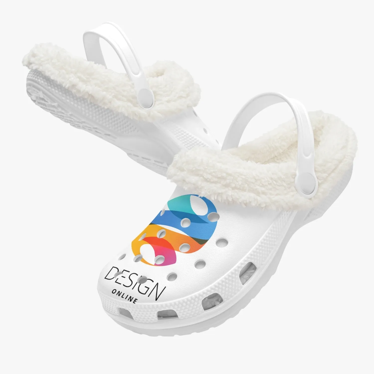 Custom Lined All Over Printed Clogs