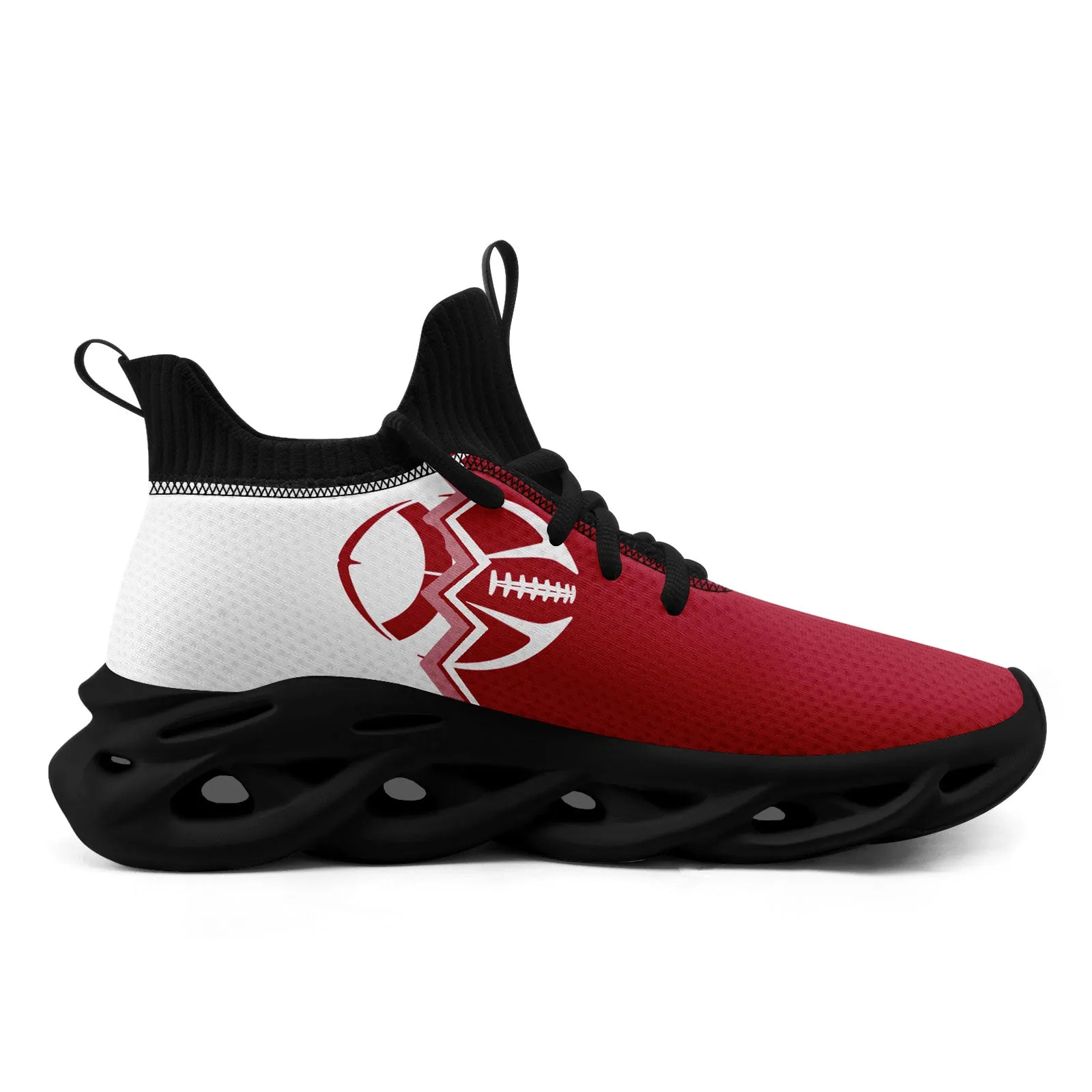 Custom White Red New York Maxsoul Shoes Personalized Sneaker FN030A-D028017-11