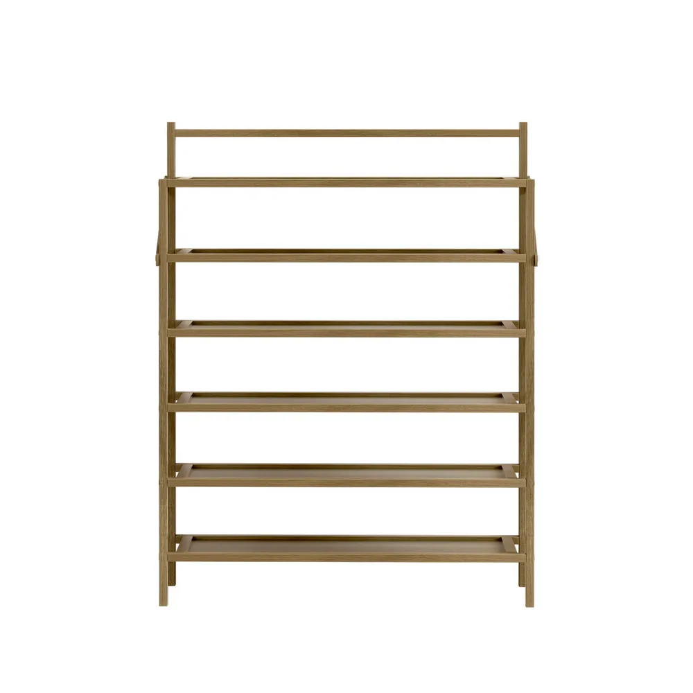 Danoz Direct - Artiss Shoe Rack 6-tier 18 Pairs Foldable