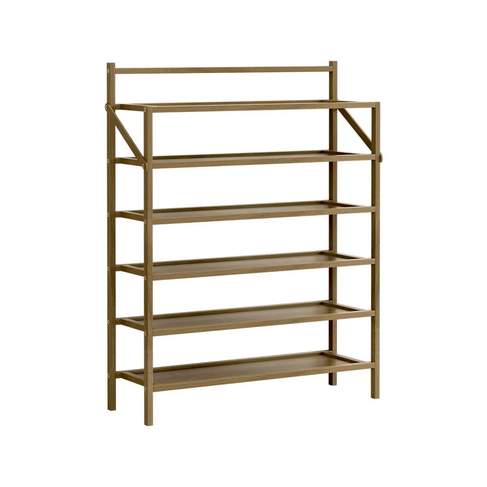Danoz Direct - Artiss Shoe Rack 6-tier 18 Pairs Foldable