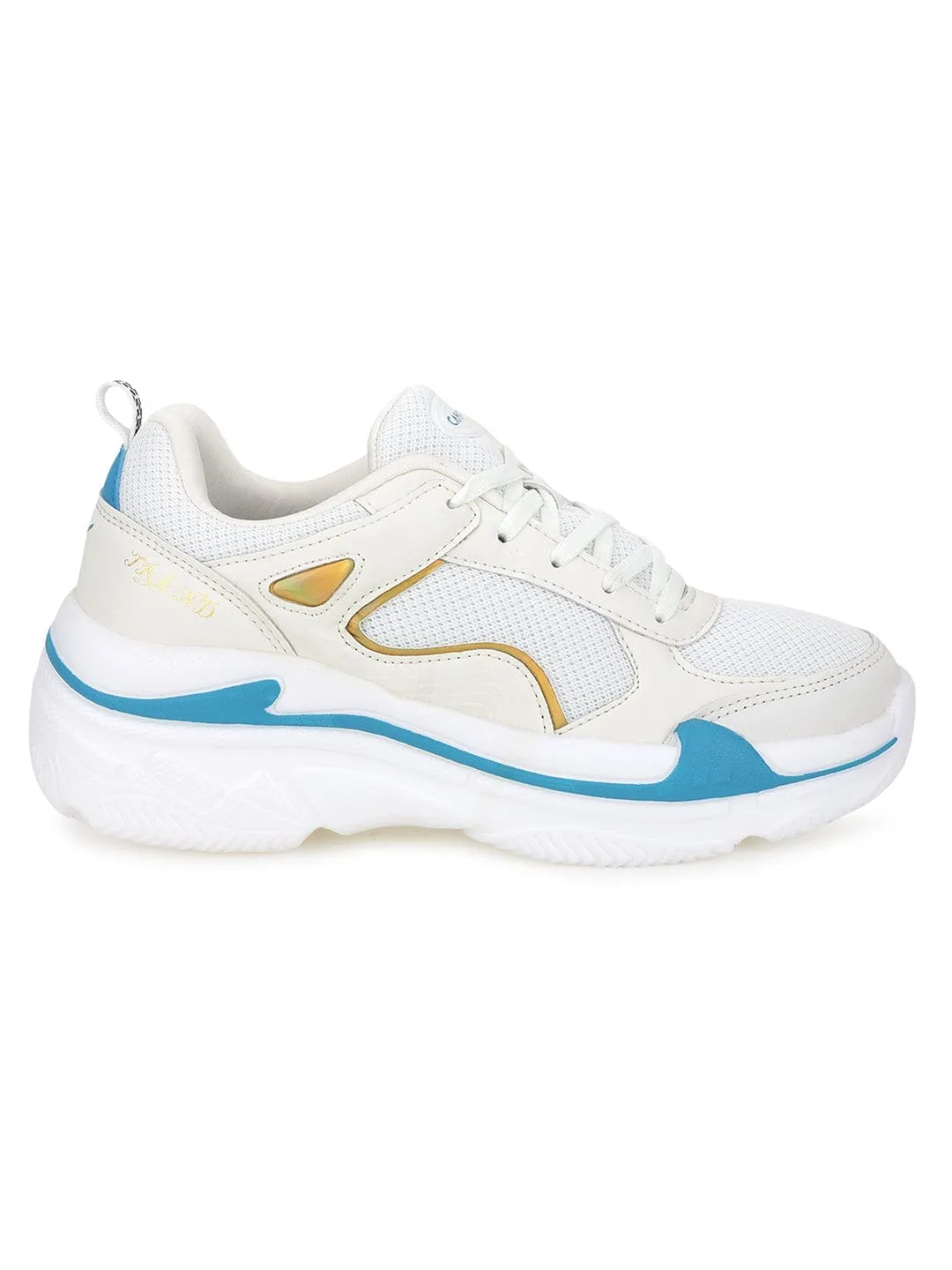 DAZEL Off White Women's Sneakers