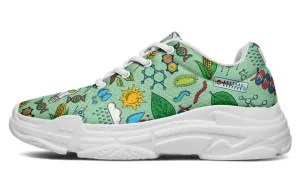 Environmental Mint Chunky Sneakers