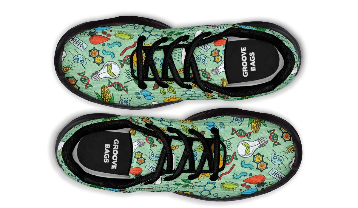 Environmental Mint Chunky Sneakers