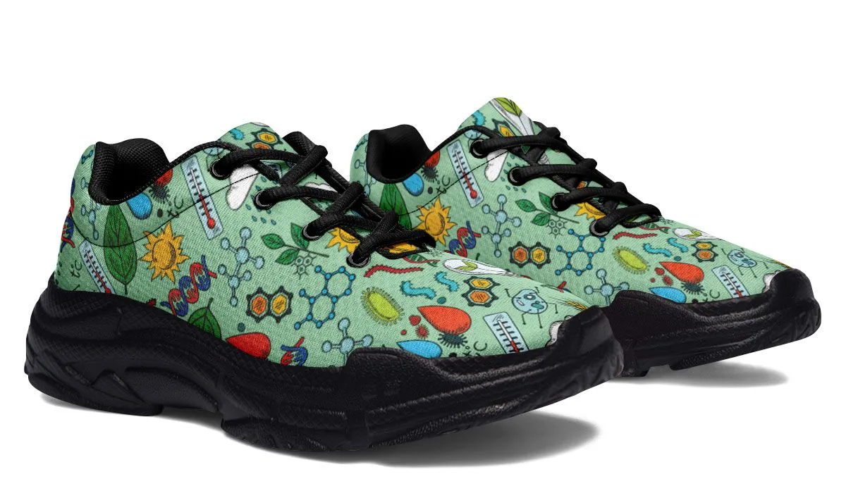 Environmental Mint Chunky Sneakers