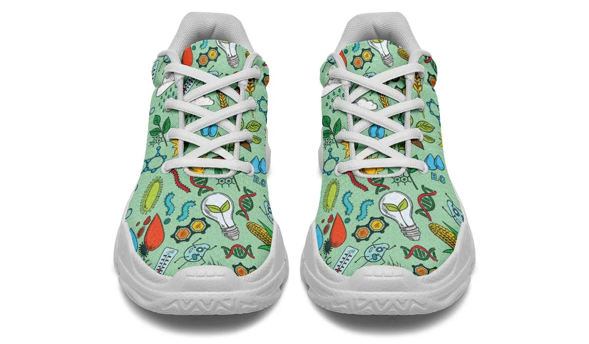 Environmental Mint Chunky Sneakers