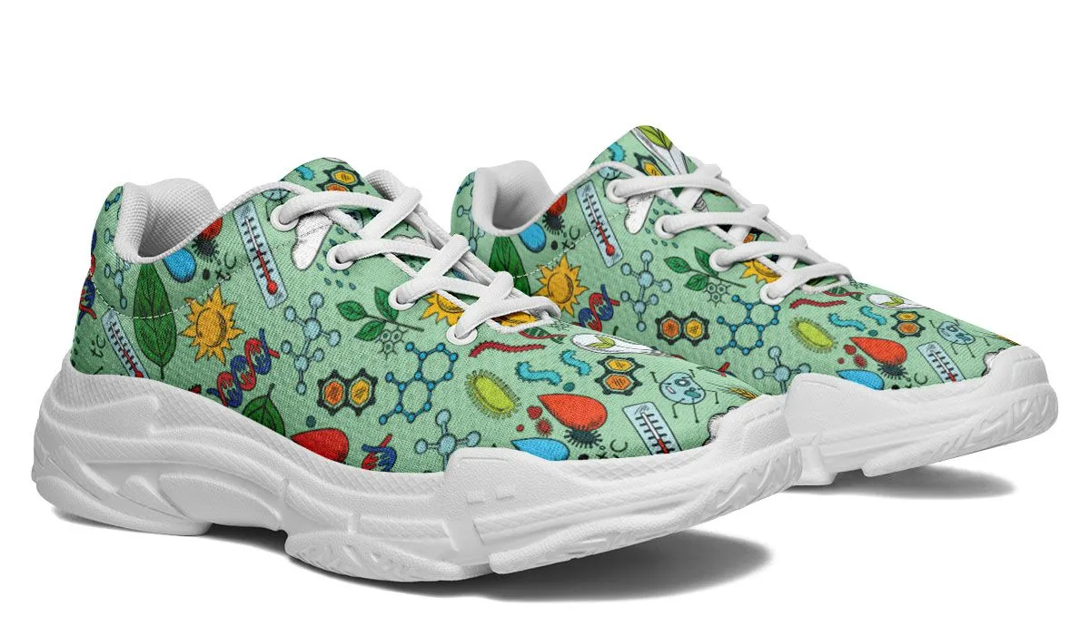 Environmental Mint Chunky Sneakers