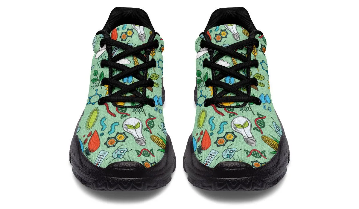 Environmental Mint Chunky Sneakers