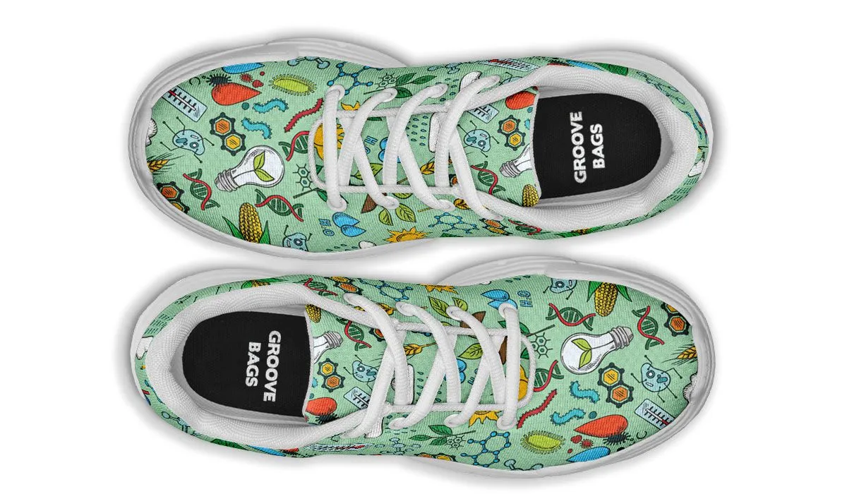 Environmental Mint Chunky Sneakers