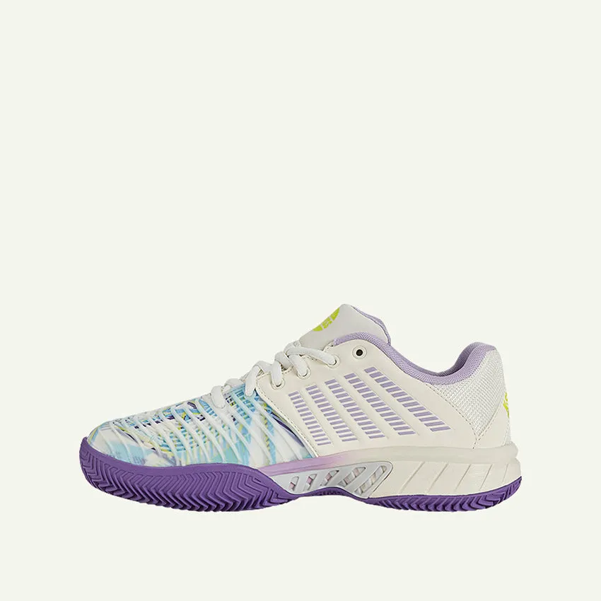 Express Light 3 Padel Women's Shoes - Snow White/Purple Heart/Evening Primrose