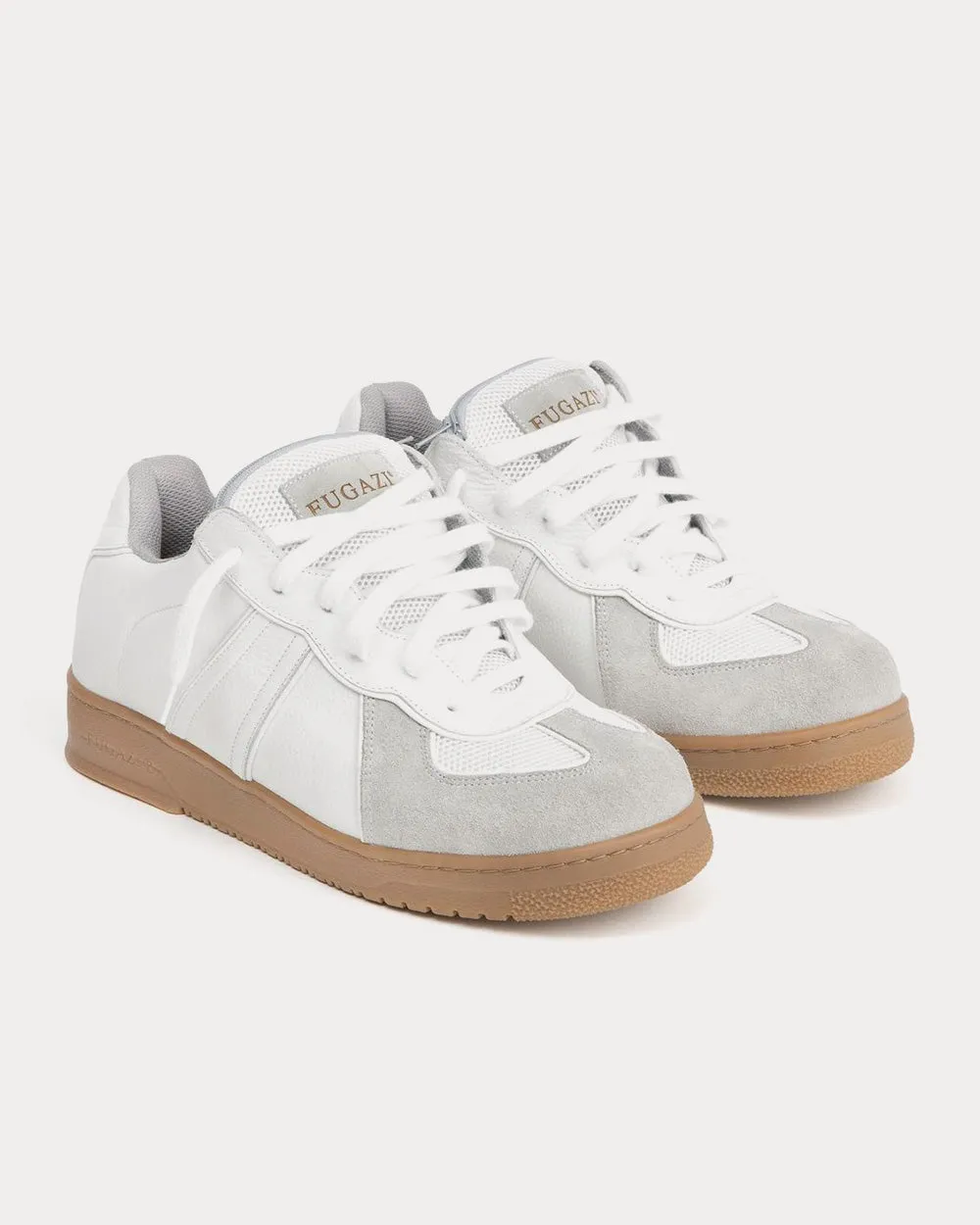FATs White / Grey Low Top Sneakers
