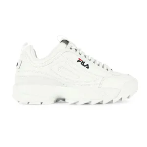 Fila Disruptor 2 Premium Mens Shoes White/Navy/Red