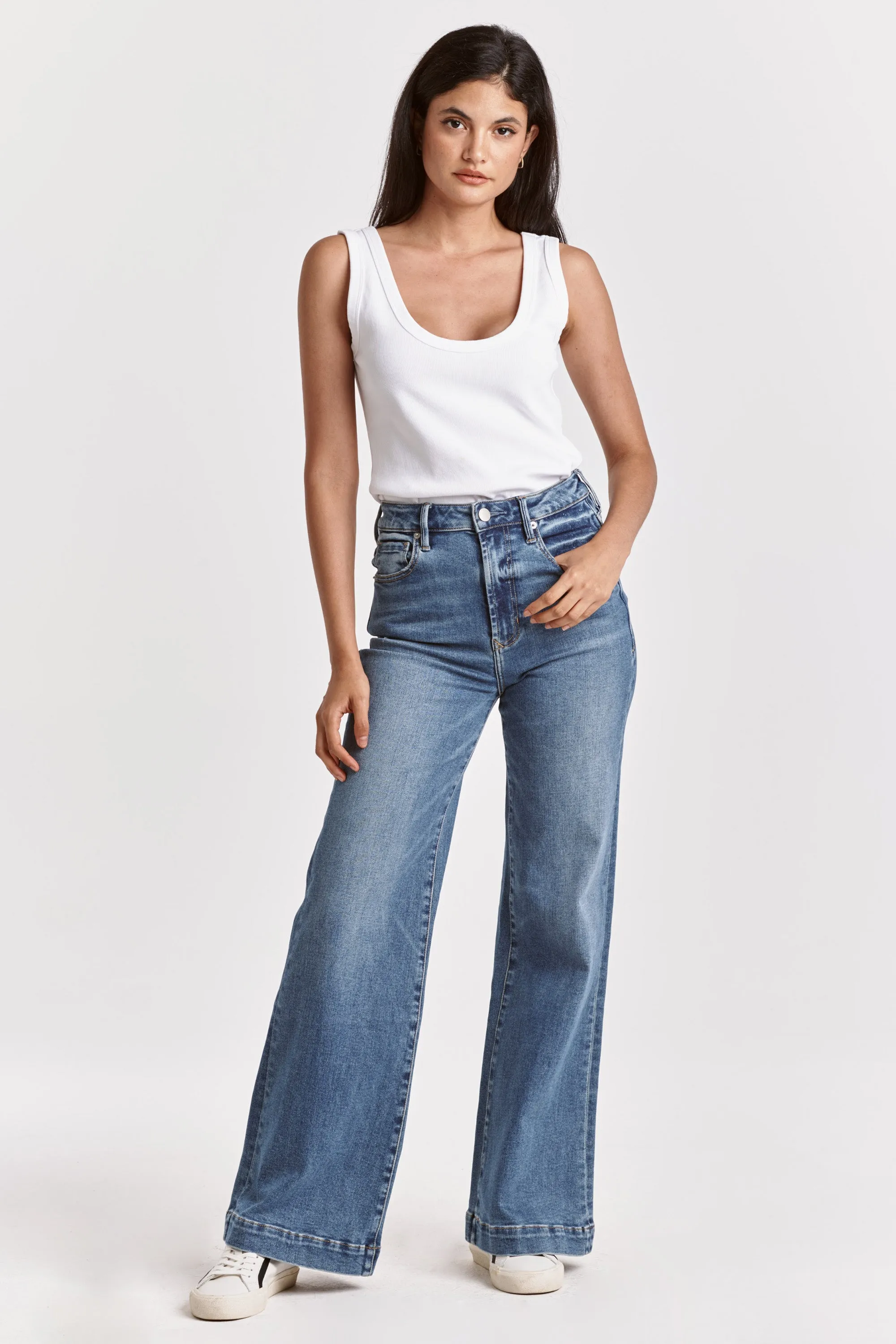 Fiona Super High Rise Jean in Natal | Dear John