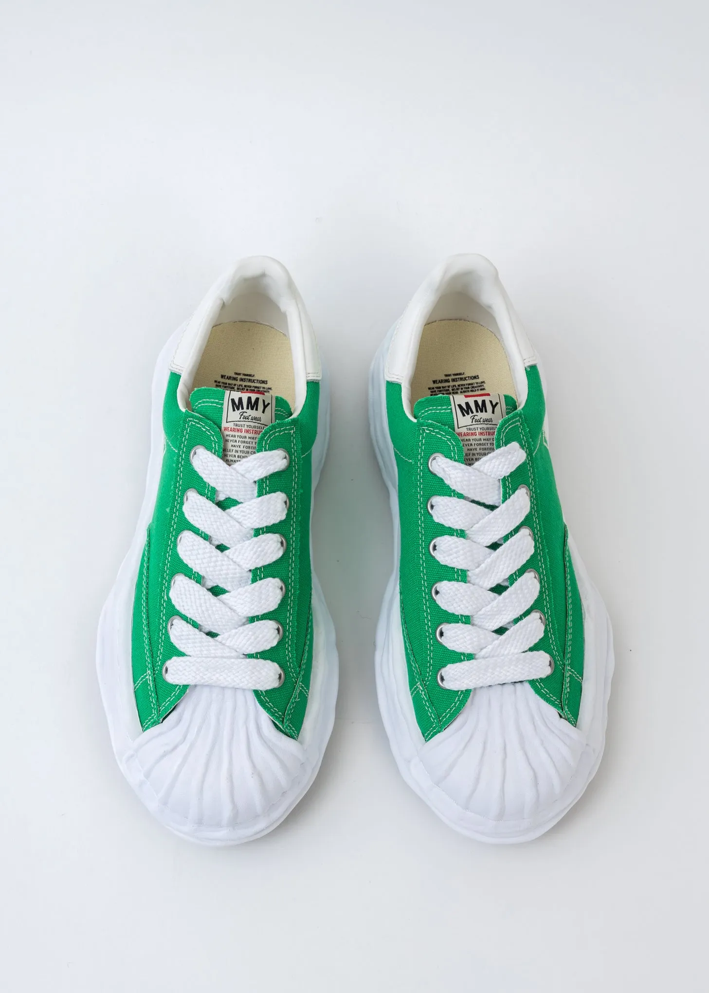 Green OG Sole Canvas Low-Top Sneaker (BLAKEY LOW)