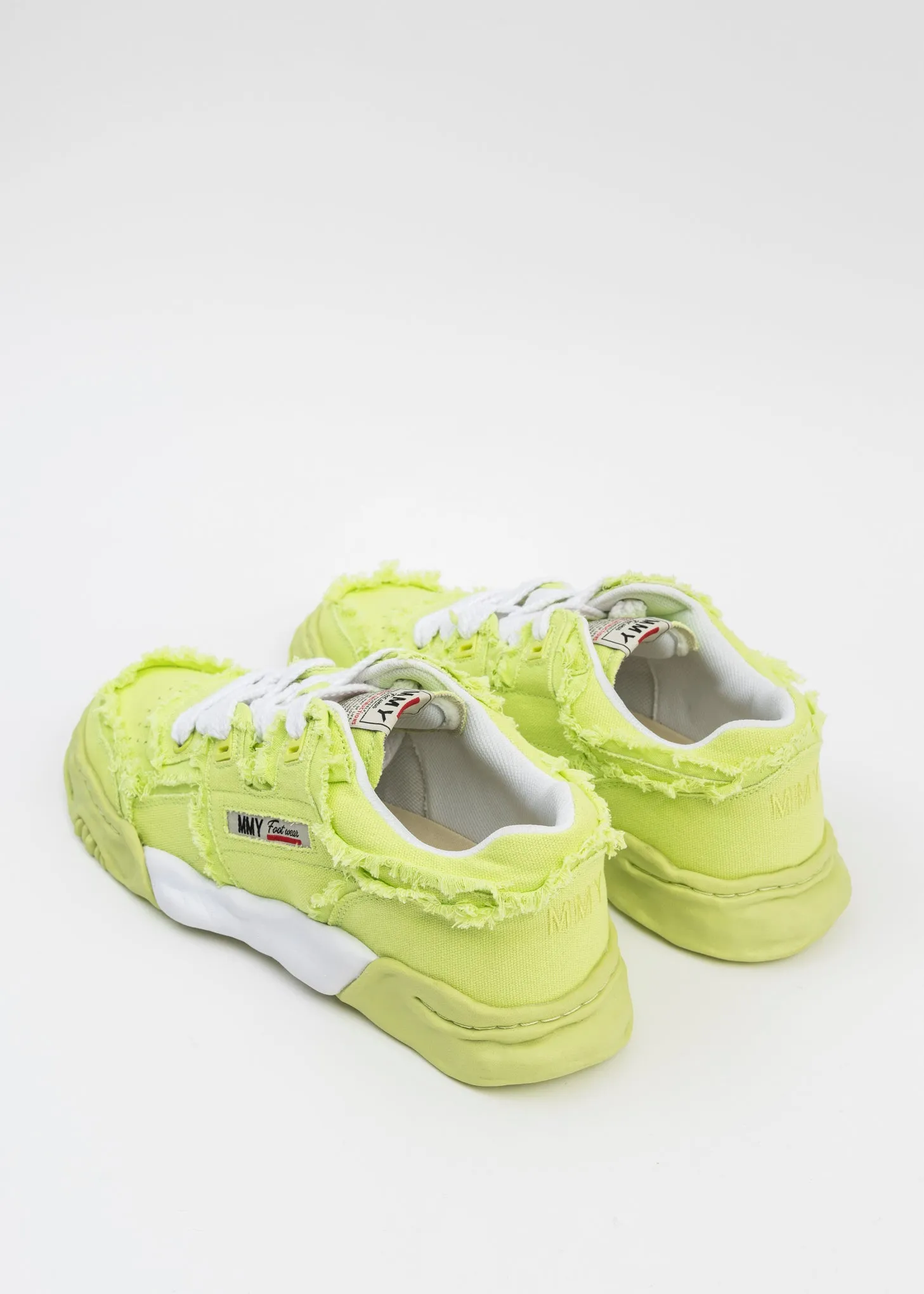 Green OG Sole Canvas Low-Top Sneaker (PARKER  DAMAGE)