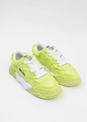 Green OG Sole Canvas Low-Top Sneaker (PARKER  DAMAGE)