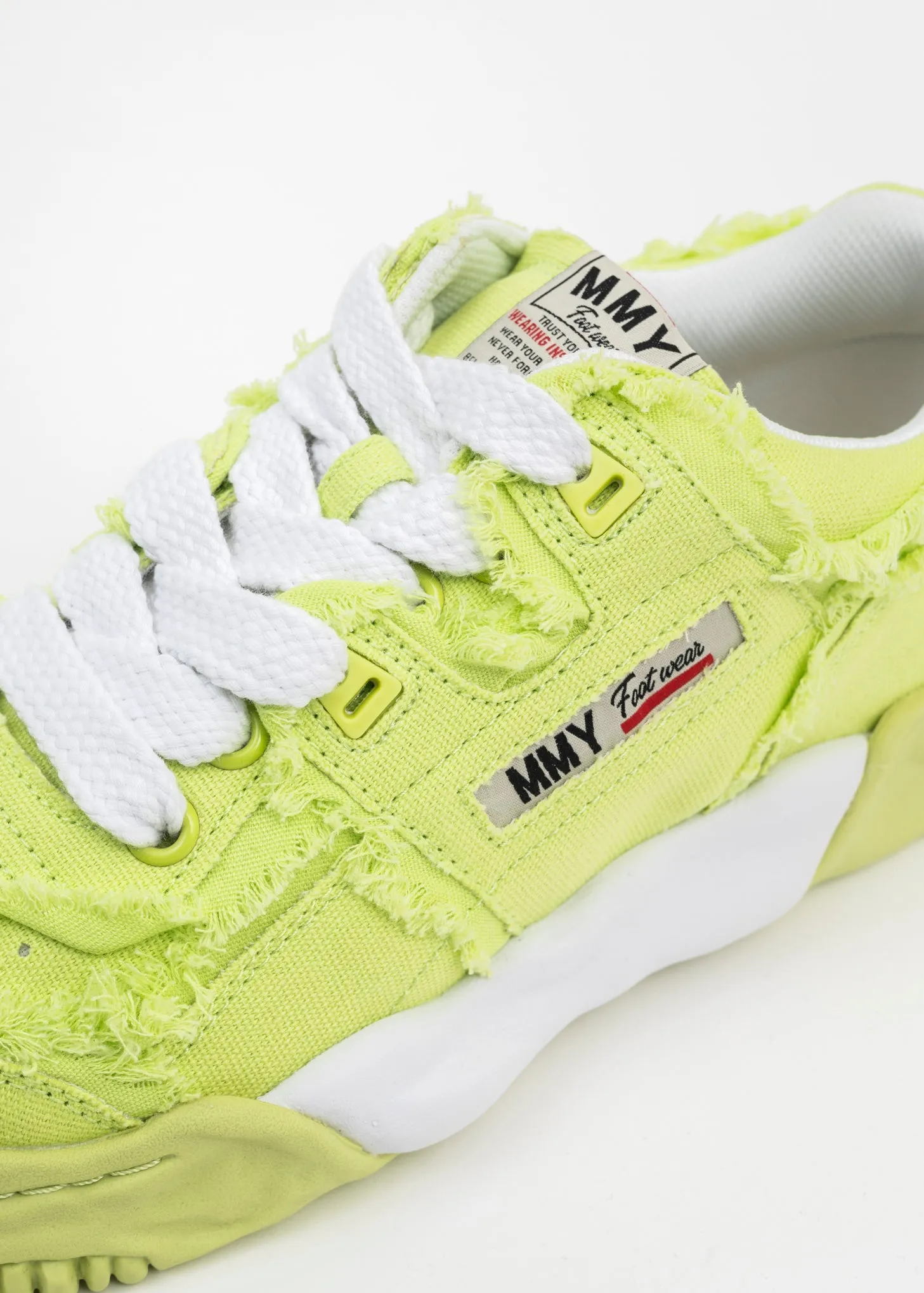 Green OG Sole Canvas Low-Top Sneaker (PARKER  DAMAGE)