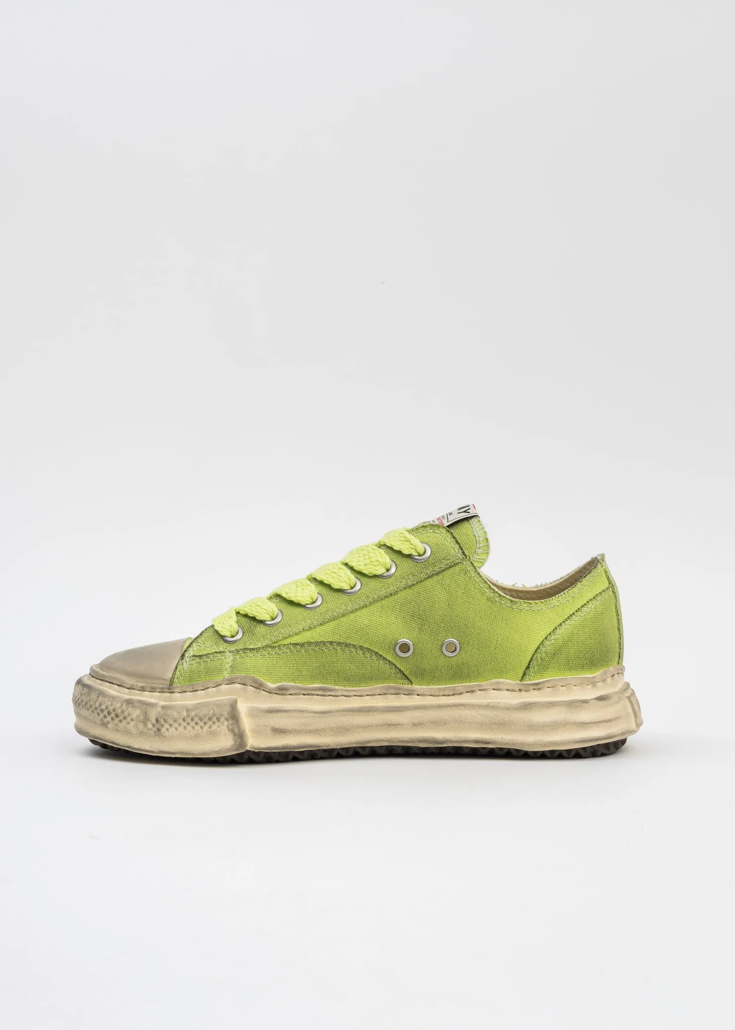 Green OG Sole Canvas Low-Top Sneaker (PETERSON DIRTY)