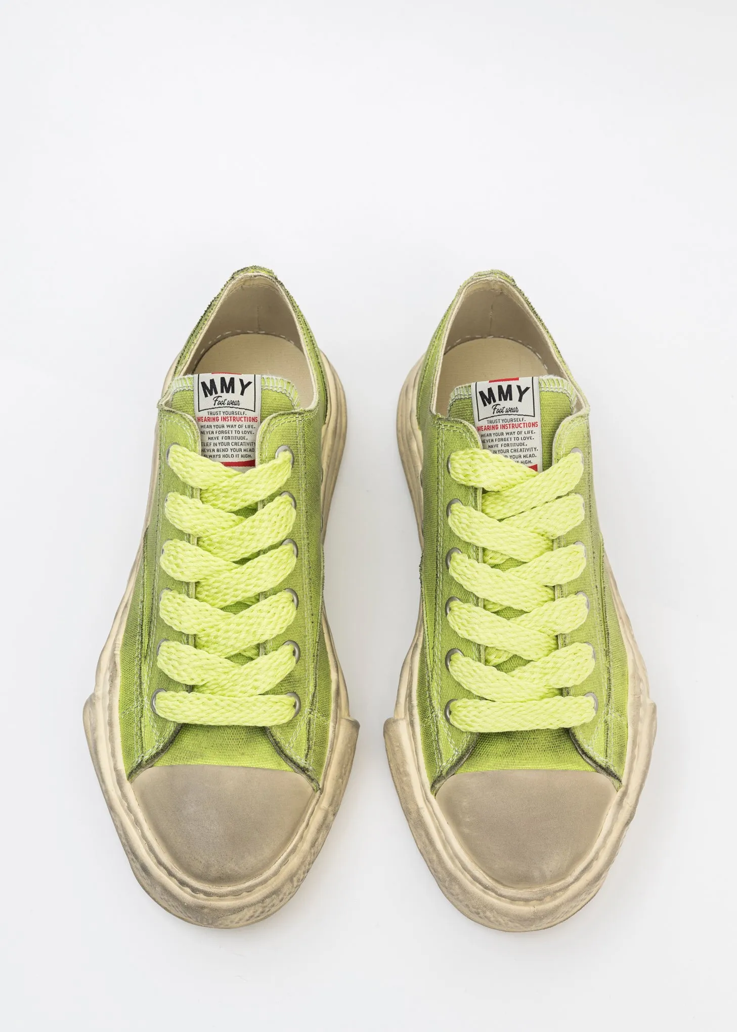 Green OG Sole Canvas Low-Top Sneaker (PETERSON DIRTY)