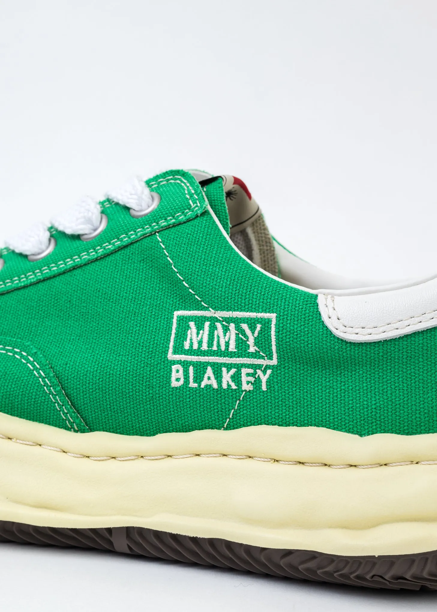 Green OG Sole Vintage Colour Canvas Low-Top Sneaker (BLAKEY LOW)