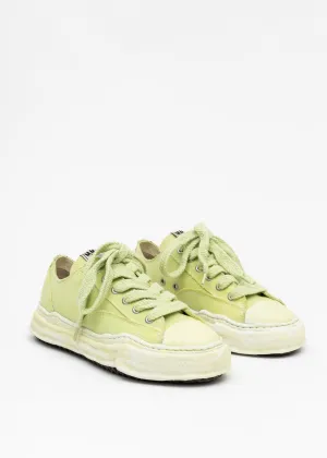 Green Original Sole Overdyed Canvas Sneaker (PETERSON LOW)