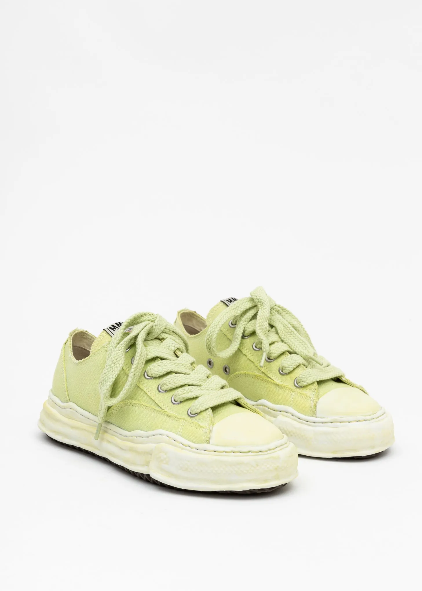 Green Original Sole Overdyed Canvas Sneaker (PETERSON LOW)