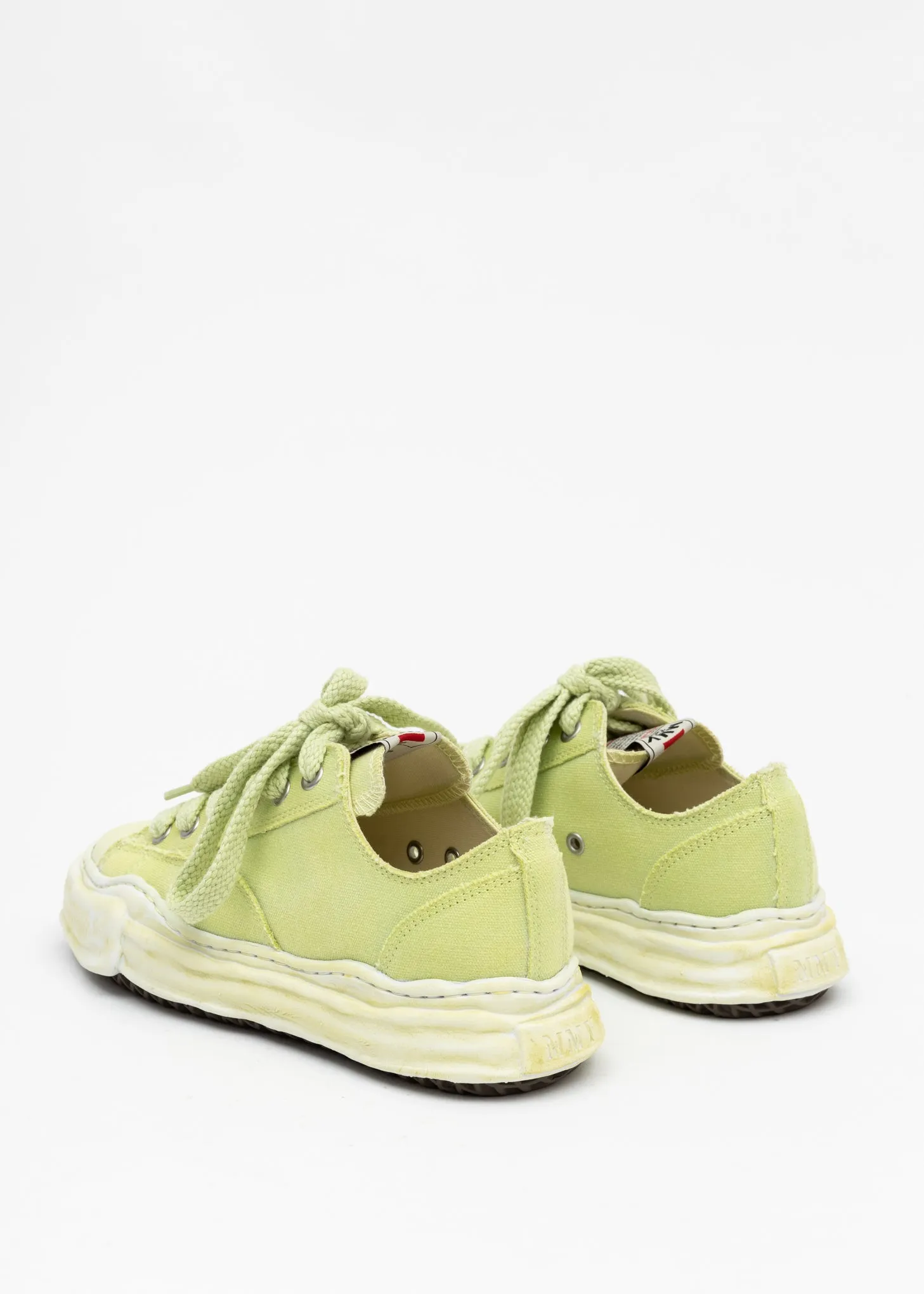Green Original Sole Overdyed Canvas Sneaker (PETERSON LOW)