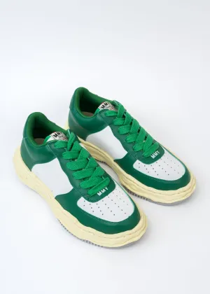 Green/White OG Sole Vintage Colour Leather Sneaker (WAYNE LOW)