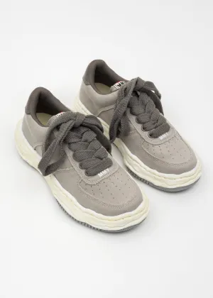 Grey OG Sole Washed Canvas Low-Top Sneaker (WAYNE LOW)
