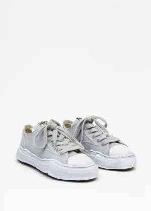 Grey Original Sole Overdyed Canvas Sneaker (PETERSON LOW)