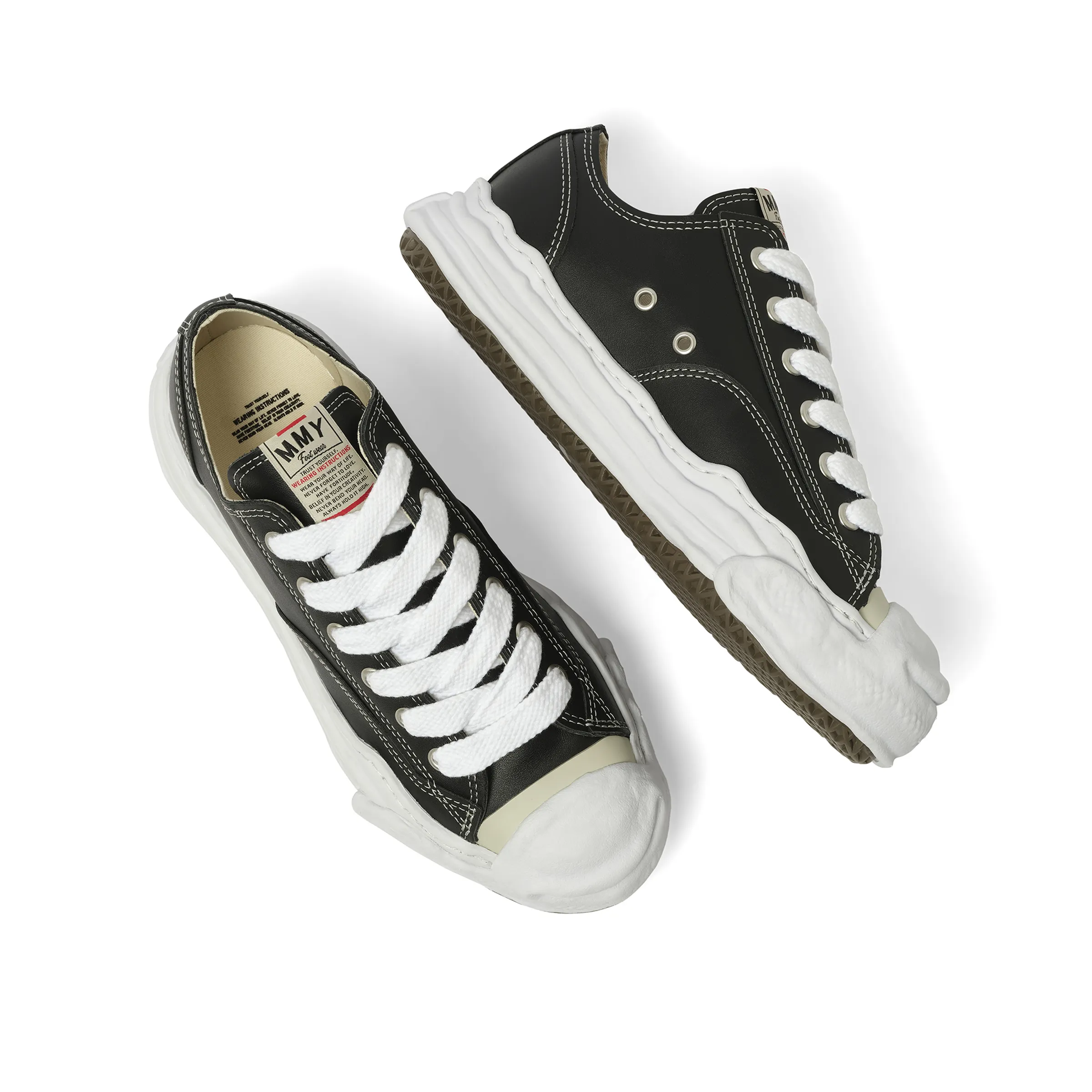 Hank OG Leather Sneaker in Black