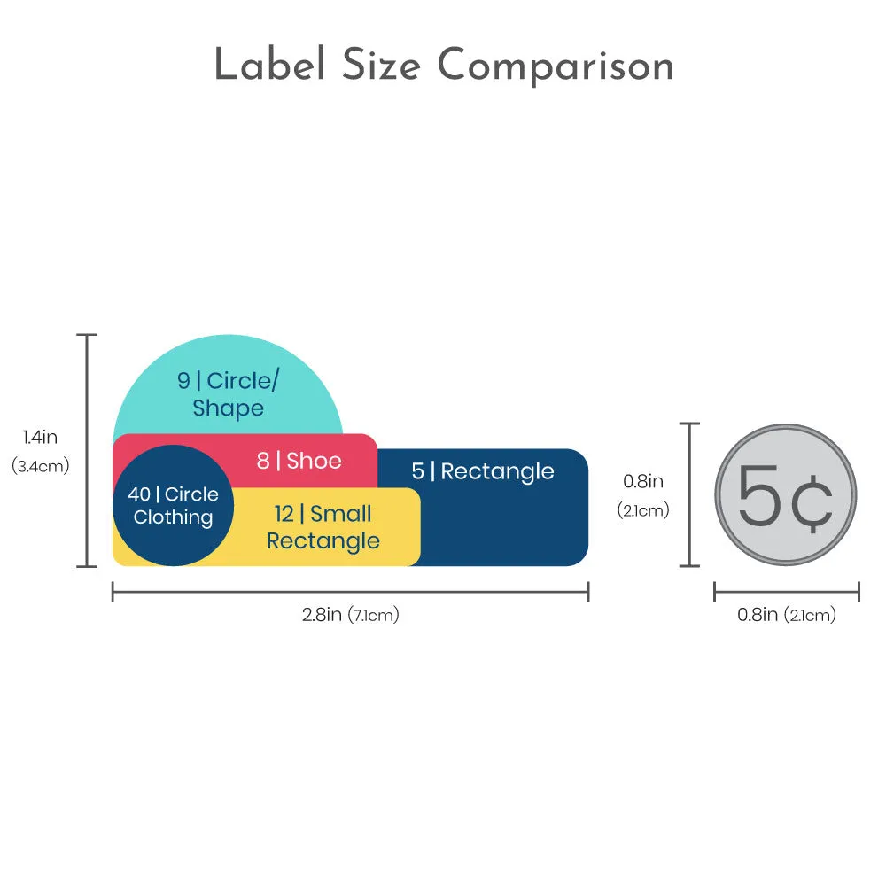 Hearts Kindergarten Labels Pack