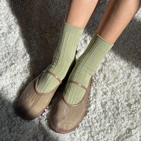 Her Socks - Avocado