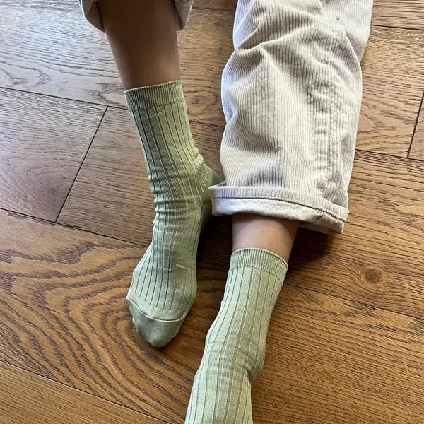 Her Socks - Avocado