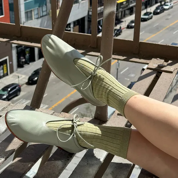 Her Socks - Avocado