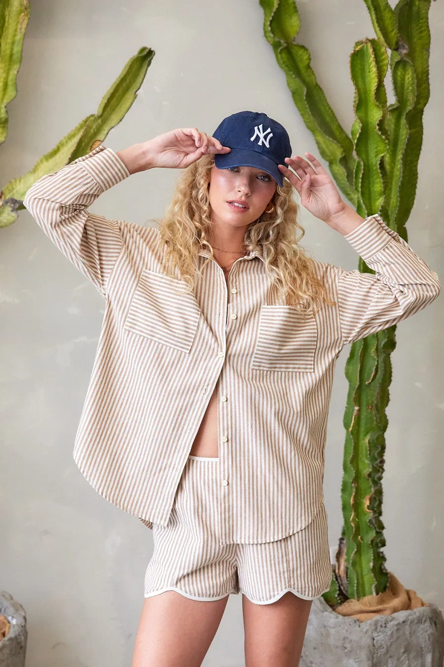 Illa Illa | Jessy Striped Set Taupe