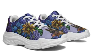 Illustrated German Shepherd Chunky Sneakers