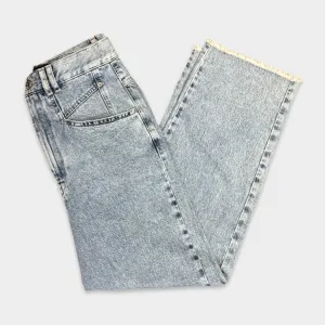 Isabel Marant Women's Light Blue cropped high-rise Dilali Jeans
