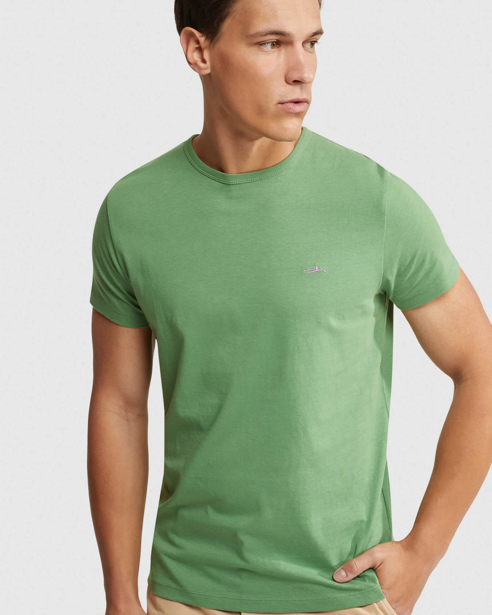 Jed Organic Cotton Crew Neck T-Shirt