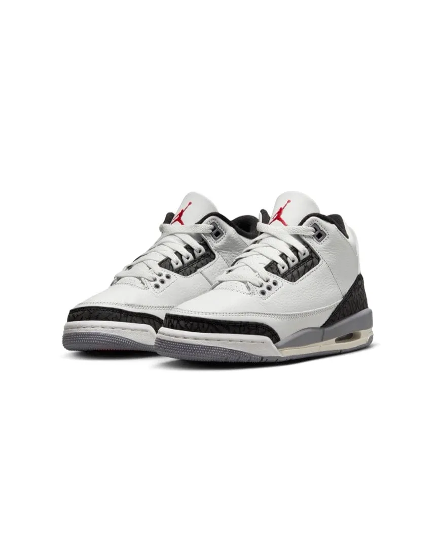 Jordan 3 Retro Release ( GS ) - "Cement Grey"