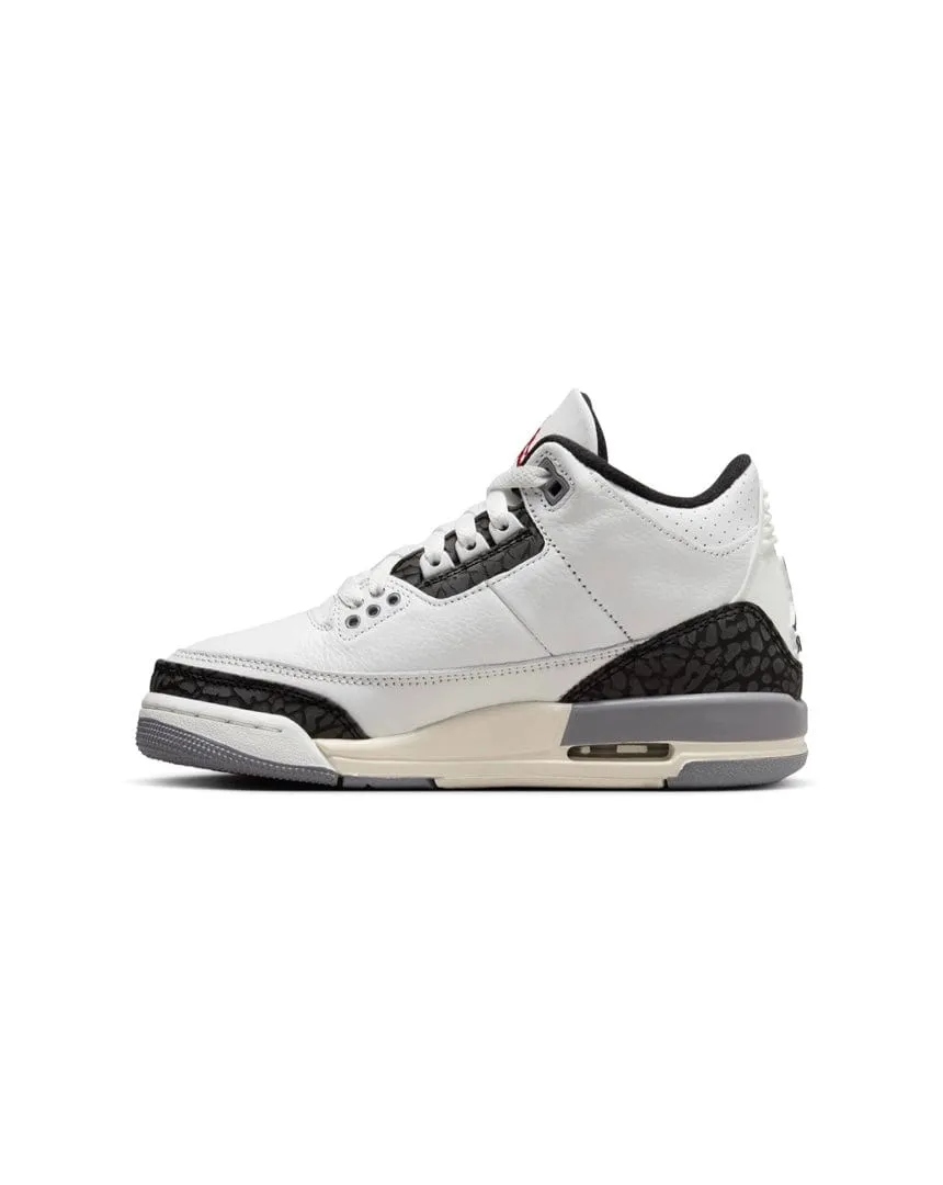 Jordan 3 Retro Release ( GS ) - "Cement Grey"