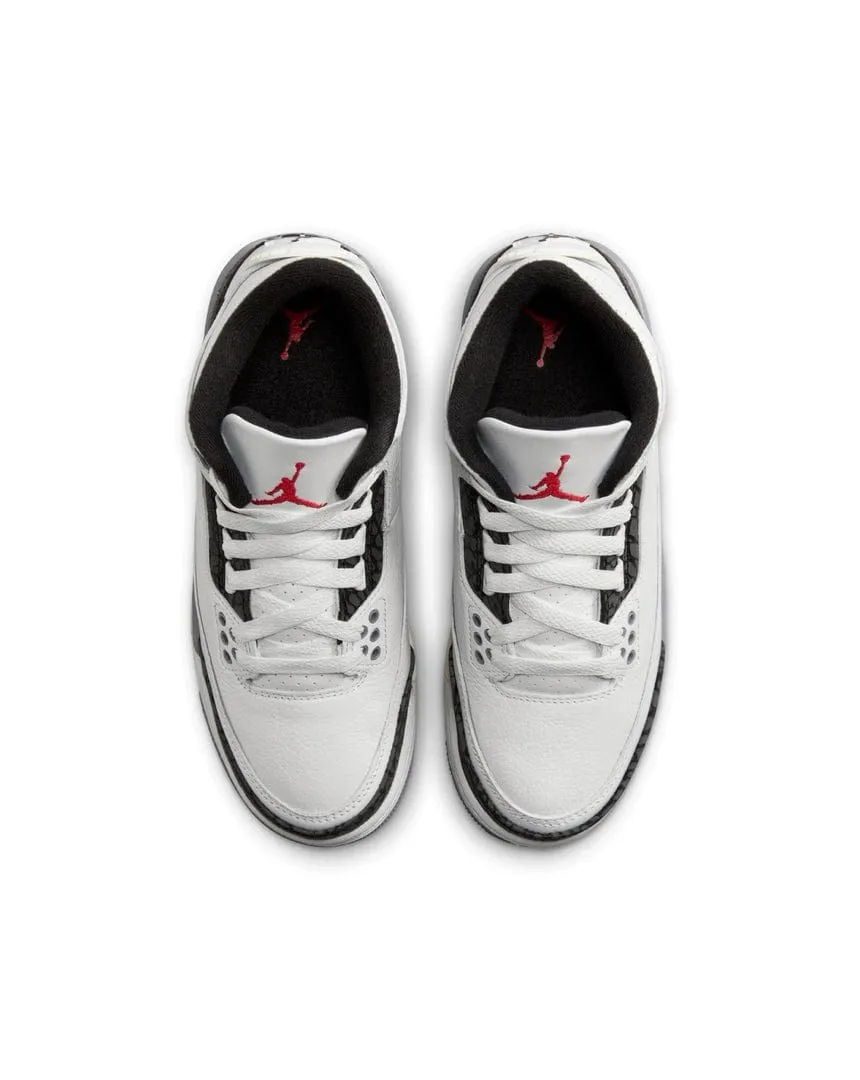 Jordan 3 Retro Release ( GS ) - "Cement Grey"