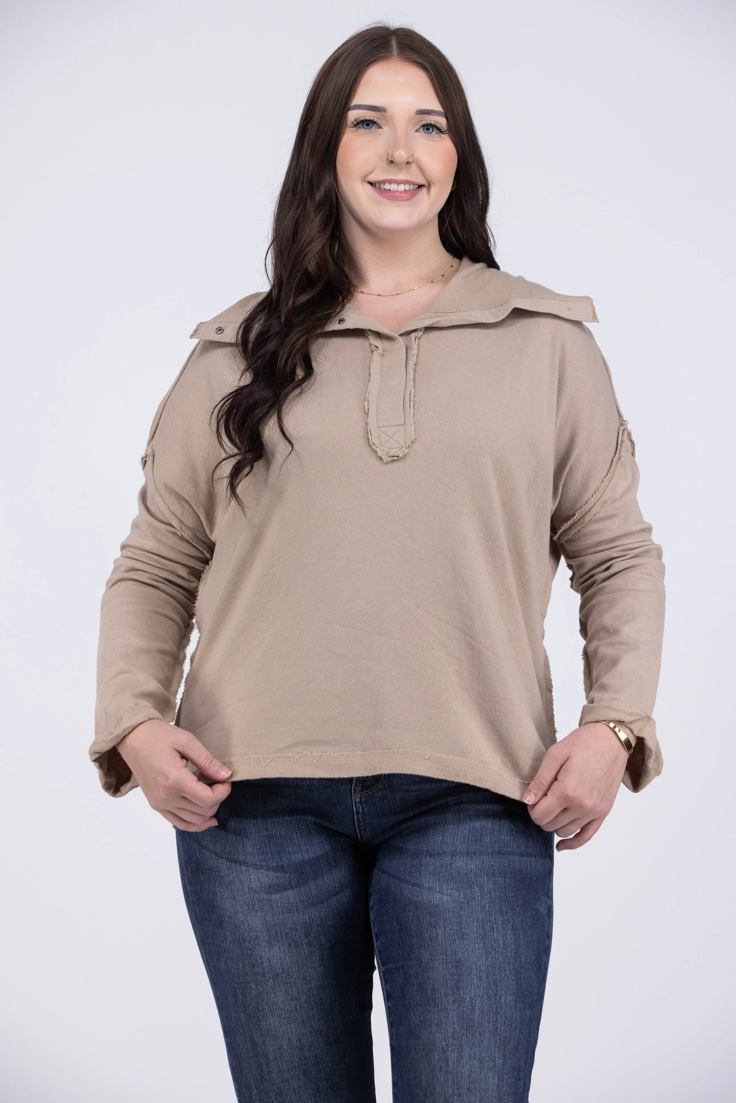 Just Go With It Long Sleeve Pullover * Final Sale*
