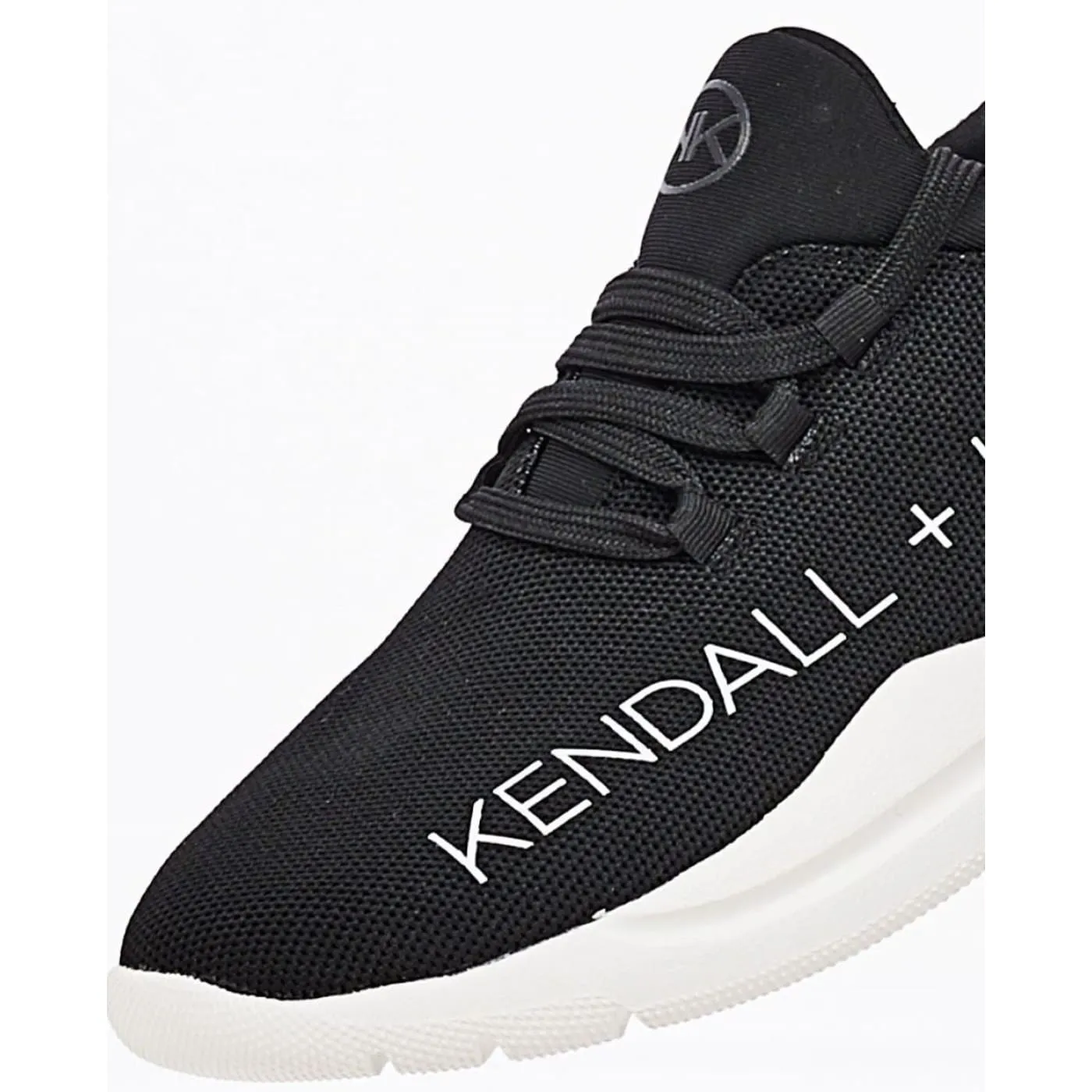 KENDALL   KYLIE Equator Black White Womens Mesh Trainers