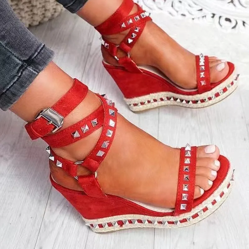 Ladies Platform Gladiator Sandals