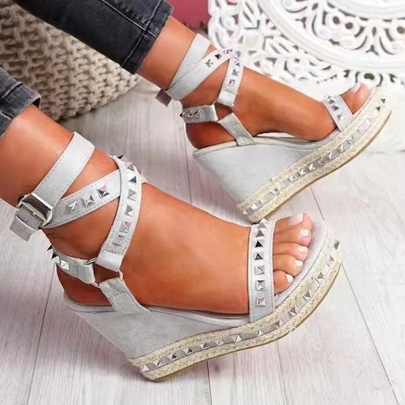 Ladies Platform Gladiator Sandals