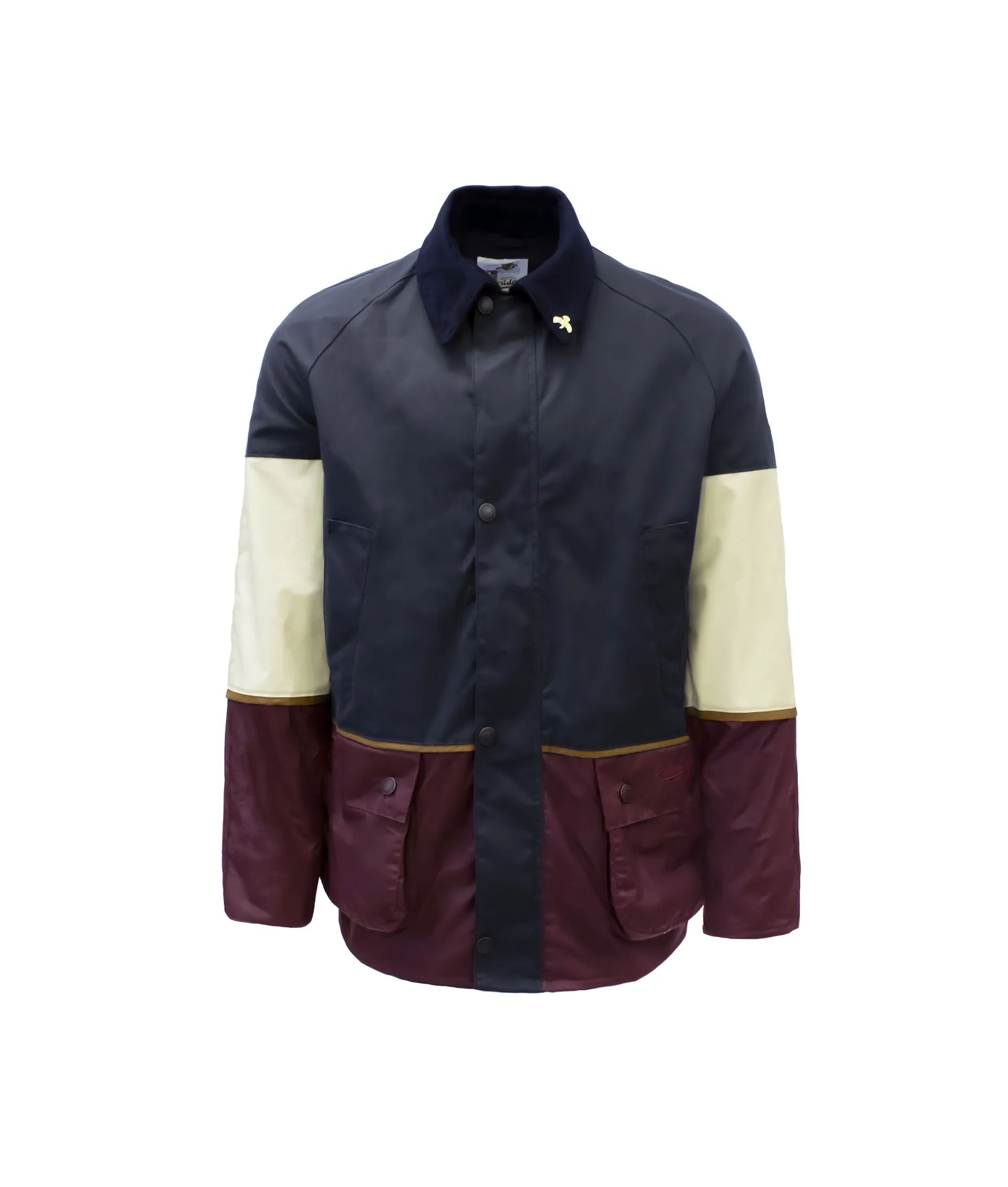 Landowner Tri-Colour Wax Walking Jacket - Coastal