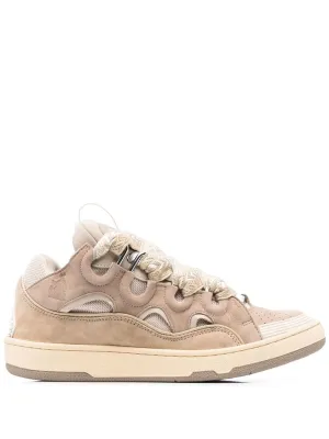 LANVIN Curb Sneakers Ecru