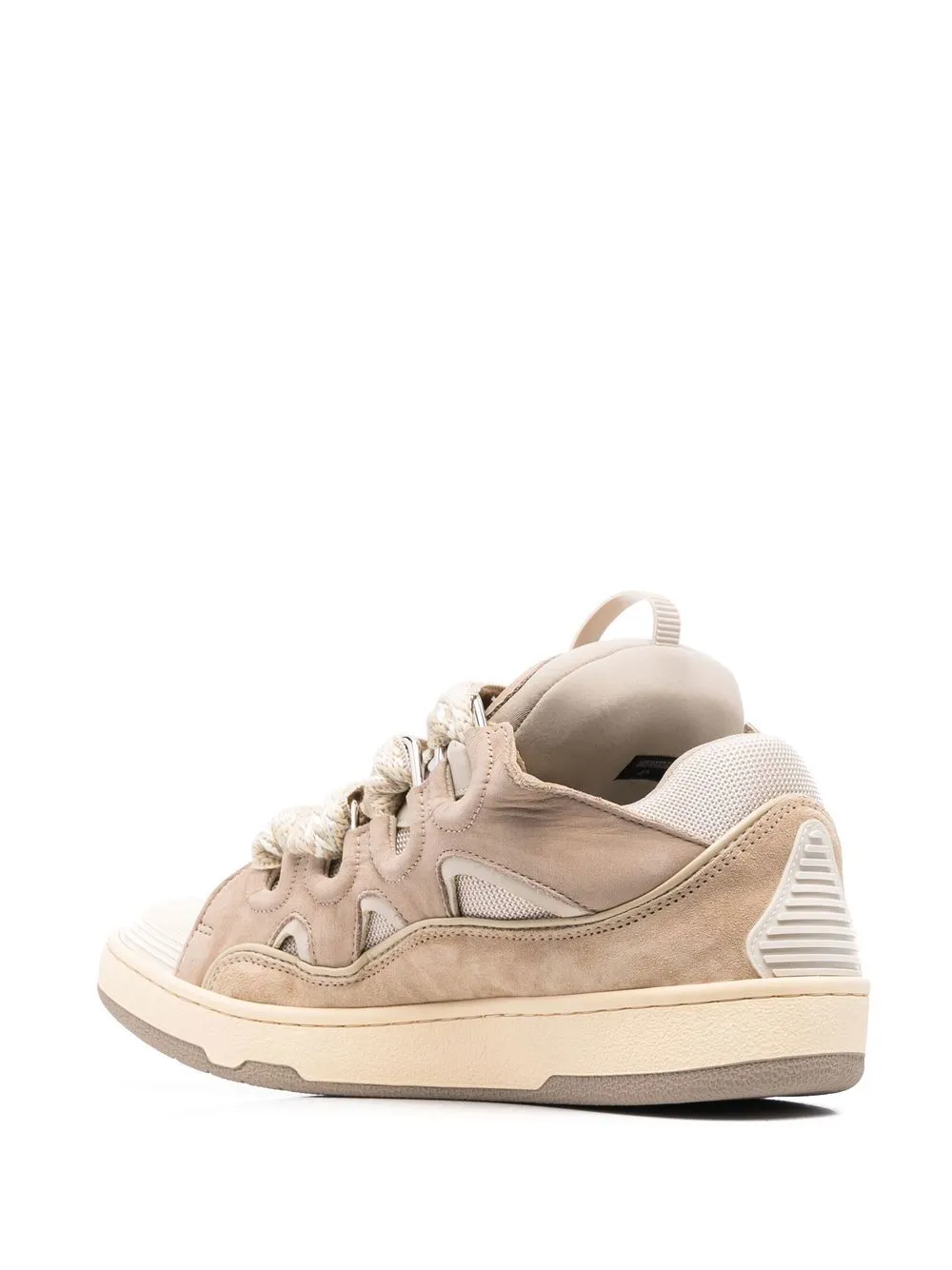 LANVIN Curb Sneakers Ecru